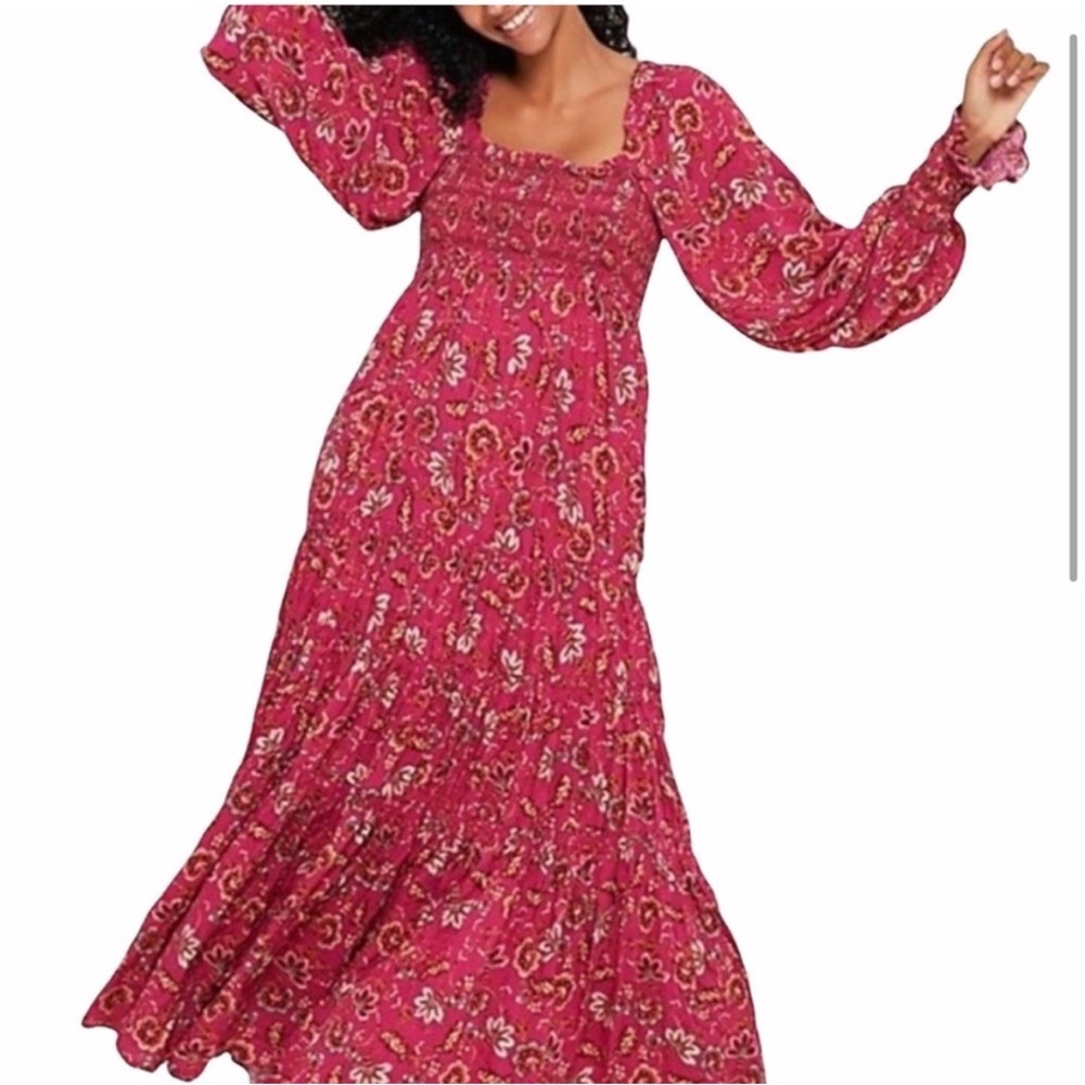 Free People Sweet Escape, Ruffled & Tiered Maxi Dress